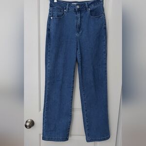 Ettelo Denim Straight Leg High Waist Jeans Size 10